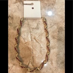 NWT red & gold necklace ❤️